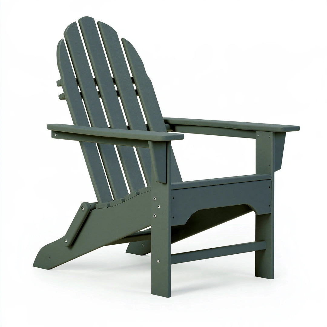 Adirondack-Gartenstuhl 83 x 76 x 98 cm Kunststoff Dunkelgrün klappbar