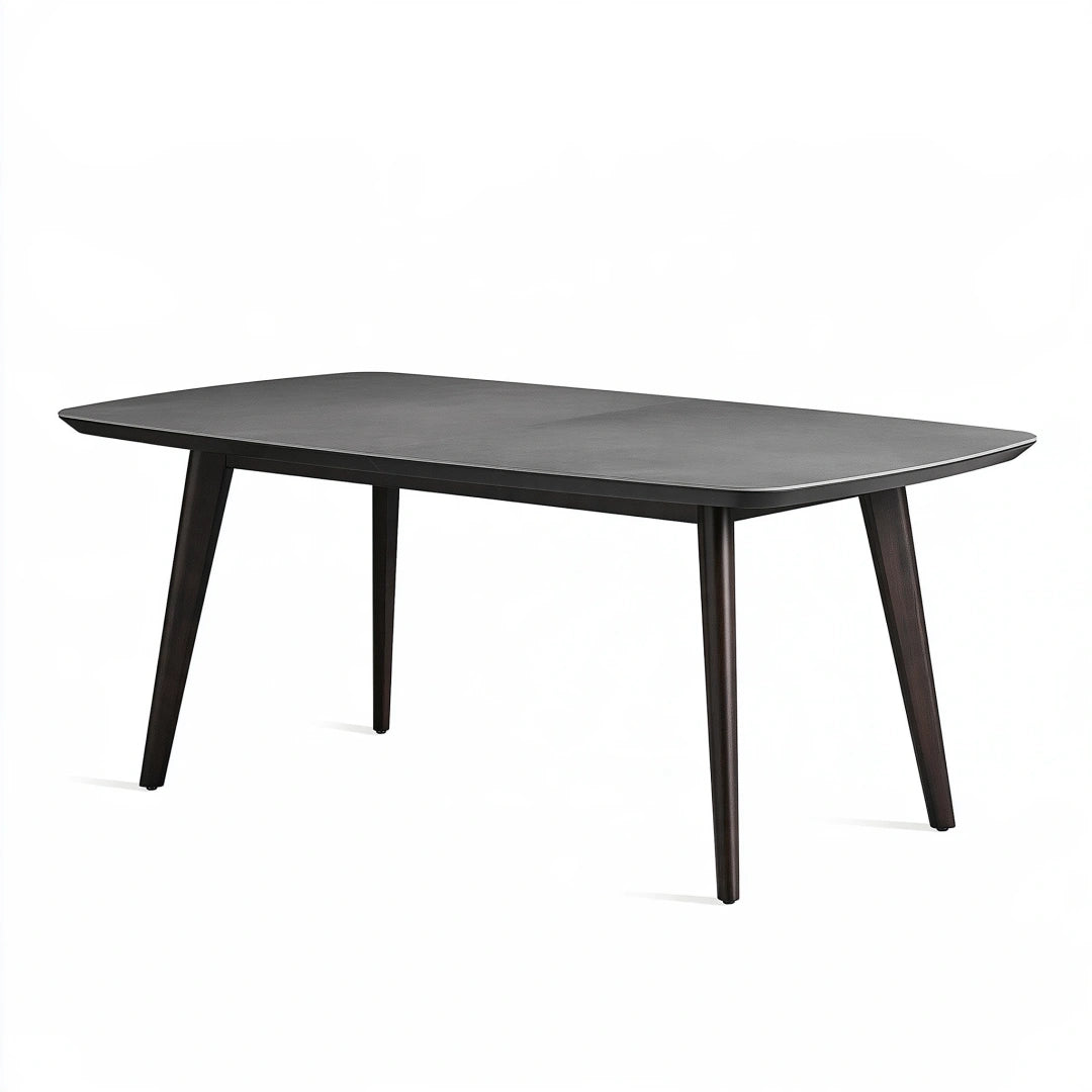 Esstisch 160 x 90 cm Schwarz Holz rechteckig modern
